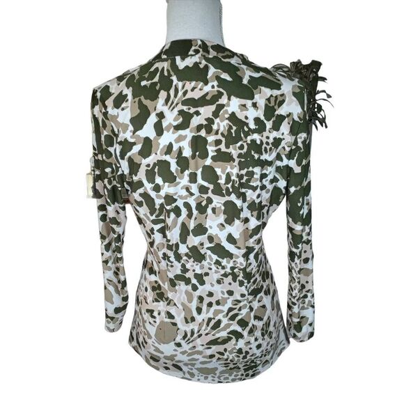 CATHERINE MALANDRINO CAMO TOP SZ.S EUC - Picture 5 of 7